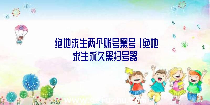 「绝地求生两个账号黑号」|绝地求生永久黑扫号器
